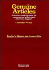 Genuine Articles. Teacher's Manual