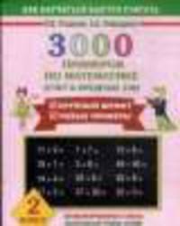 3000 примеров по математике (Счет в пределах 100). 2 класс