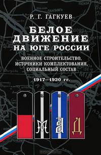 Белое движение на Юге России. Военное строительство, источники комплектования, социальный состав. 1917-1920 гг.