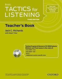 Tactics for Listening Basic : Teachers Resource Pack (book + CD-rom)