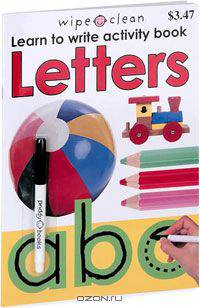 Wipe Clean Activity Book Letters