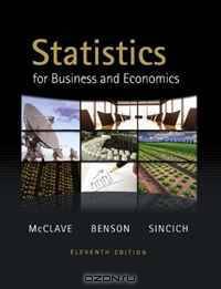 Statistics for Business and Economics (11th Edition)