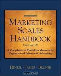 Marketing Scales IV: Organizational Behavior (Marketing Scales Series)