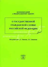 Комментарий к Федеральному закону "О государственной гражданской службе Российской Федерации"