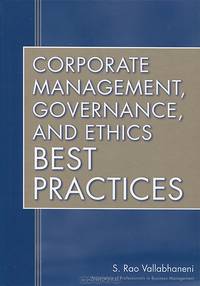 Corporate Management, Governance, and Ethics Best Practices