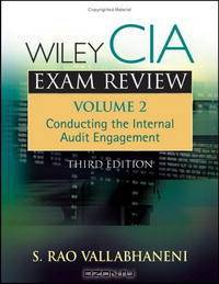 Wiley CIA Exam Review, Conducting the Internal Audit Engagement