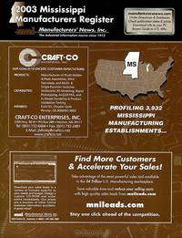 2003 Mississippi Manufacturers Register