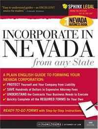 Incorporate in Nevada from Any State, 2E (Legal Survival Guides)