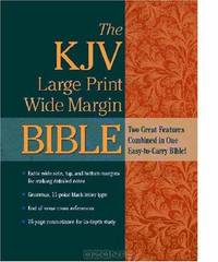 The KJV Large Print Wide Margin Bible