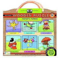 Green Start Wooden Puzzles: Nursery Rhymes - Earth Friendly Puzzles with Handy carry & Storage Case