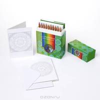 The Mandala Coloring Kit: All You Need to Create 12 Stunning Mandala Greeting Cards