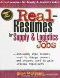 Real-Resumes for Supply & Logistics Jobs