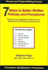 7 Steps to Better Written Policies and Procedures