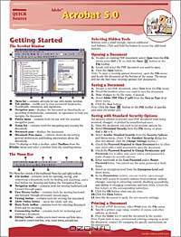 Adobe Acrobat 5.0 Quick Source Guide