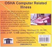 OSHA Computer Related Illness