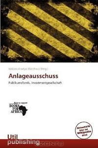 Anlageausschuss (German Edition)