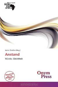 Anstand (German Edition)