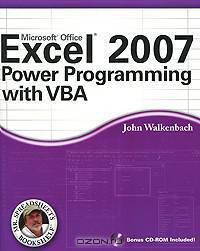 Excel 2007 Power Programming with VBA (+ CD-ROM)