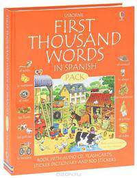 First Thousand Words in Spanish (комплект из 2 книг, CD-ROM и набор из 50 карточек)