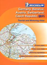 Germany, Benelux, Austria, Switzerland, Czech Republic 2011: Tourist and Motoring Atlas