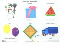 Цвета и фигуры. Плакат