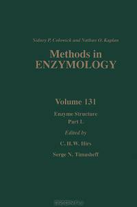 Enzyme Structure: Part L: Volume 131: Enzyme Structure: Part L