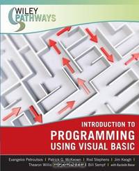 Wiley Pathways Introduction to Programming using Visual Basic