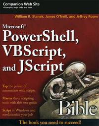 Microsoft PowerShell, VBScript and JScript Bible