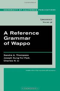 A Reference Grammar of Wappo
