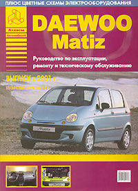 Daewoo Matiz. Руководство по эксплуатации, ремонту и техническому обслуживанию выпуска 2001 года