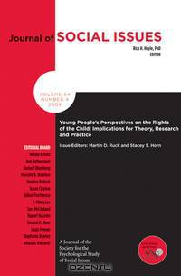 Young Peoples Perspectives On The Rights Of The Child – Implications For Theory, Research And Practice