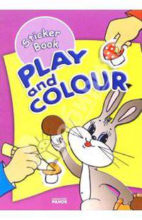 Play and Colour: Раскраска с наклейками (Зайчик)