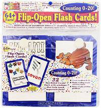 Counting 0-20! Flip-Open Flash Cards