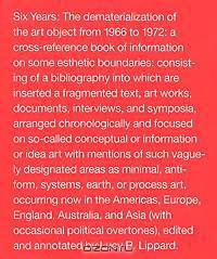 Six Years: The Dematerialization of the Art Object from 1966 to 1972