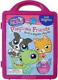 Littlest Pet Shop Book & Magnetic Playset