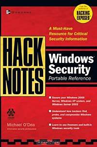 HackNotes(tm) Windows Security Portable Reference