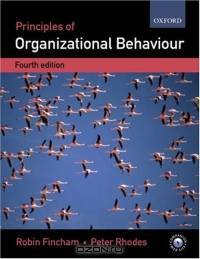 Principles of Organizational Behaviour