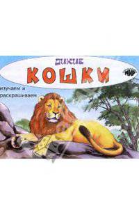 Дикие кошки. Изучаем и раскрашиваем