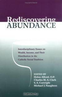 Rediscovering Abundance: Interdisciplinary Essays on Wealth, Income, And Their Distribution in the Catholic Social Tradition (Catholic Social Tradition)