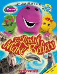 Barney: The Land Of Make Believe Sticker Storybook (Barney)