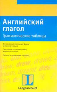 Английский глагол. Грамматические таблицы
