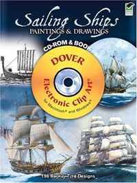 Sailing Ships Paintings and Drawings CD-ROM and Book