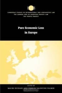 Pure Economic Loss in Europe (The Common Core of European Private Law)