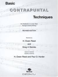 Basic Contrapuntal Techniques: An Introduction to Linear Style Through Creative Writing, Revised Edition (Book & Two CDs)