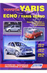 Toyota Yaris/Echo/Yaris Verso 1999-2005 года выпуска, бензин. Пособие по ремонту и эксплуатации 