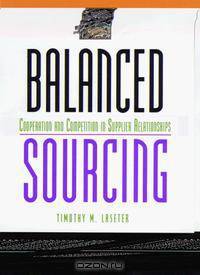 Balanced Sourcing: Cooperation and Competition in Supplier Relationships