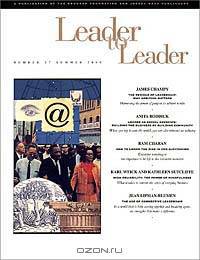 Leader to Leader (LTL), Summer 2000 (J-B Drucker Foundation Series)