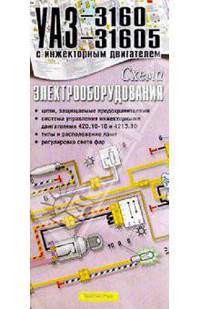 Схема электрооборудования УАЗ-3160, -31605 (складная)