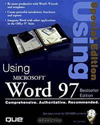 Special Editon Using Microsoft Word 97, Best Seller Edition (2nd Edition)