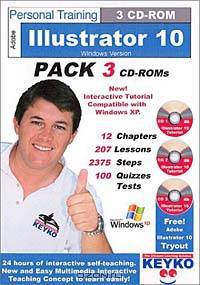 Adobe Illustrator 10 Training for Windows by Keyko
